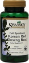 Swanson Premium Full-Spectrum Korean Red Ginseng Root 400 mg 90 모자 - 2 팩