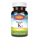 Carlson - 비타민 K2 MK-7 (Menaquinone), 90 mcg, 뼈 지원, 칼슘 생체 이용성, K2 비타민, 비타민 K-2, 120 Softgels