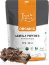 그냥 Jaivik 100 % 유기 Arjuna Bark 분말 (Terminalia Arjuna) 1 / 2 LB, 08 oz, 227g USDA 인증 유기 - 생 분해성 Resealable Zip 자물쇠 주머니 전통 회춘 및 Tonic 심장 *