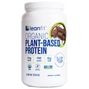 LeanFit 유기 식물 기초 단백질 분말, 자연적인 초콜렛 풍미 - 채식주의자, USDA 유기 증명하는, Soy 자유로운, 글루텐 자유로운, 낙농 자유로운, 설탕 자유로운, 비 GMO - 21g 단백질, 18의 서빙, 1.58 파운드 Tub