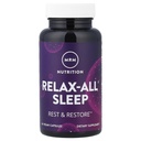 MRM Nutrition Relax-All ® Sleep | 수면을 돕습니다 | 수면을 돕기| Melatonin + Ashwagandha| 좋은 밤 수면 쇠고기없이 | Vegan + Gluten Free | 30 인분