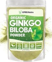 XPRS Nutra 유기 Ginkgo Biloba 분말 - Cognition을위한 Gingko Biloba 보충제 - Vegan Friendly Ginkoba Biloba 유기 - 면역 부스트 Ginkgo Biloba 분말 (4 oz)