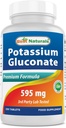 제일 자연적인 칼륨 Gluconate 보충교재 595 Mg 정제, 250Count