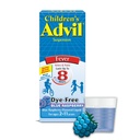 어린이 Advil 현탁액 (4 fl. oz, Blue Raspberry-Flavored), 100mg Ibuprofen Fever Reducer/Pain Reliever, 액체 통증 약, 나이 2 -11