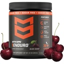 MTN OPS Enduro Nitric 산화물 자극 자유로운 전 운동 | 마그네슘 구연산염, L 아르기닌 & L Citrulline Caffeine 자유로운 Preworkout | 30 서빙 블랙 버찌