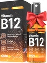 B12 액체 스프레이 - 비타민 B12 에너지 및 Nerve 기능에 대한 드롭 - 지원 뇌, 기억, 무드, B12 하위 언어 비타민과 면역 체계 - 최대 힘 Vegan B12 보충 - 2 Fl Oz