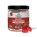 성인을 위한 ORGANIC 인도 섬유 Gummies - Prebiotic 섬유, 규정식 보충교재, 남자 & 여자를 위한 소화성 건강, Vegan, 낮은 설탕, 비 GMO - 딸기, 60 Gummies