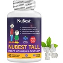 NuBest Tall Kids - 나이 2에서 9까지의 멀티비타민 및 광물 - 뼈 힘 및 면역력 지원 - 어린이, 유아 건강 - 동물 모양 - 60 화학성 베리 태블릿 | 1 개월 공급