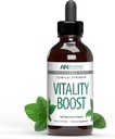 미국 Nutriceuticals - 활력 부스트 Fulvic 산 w / 추적 광물 드롭 - 다국적 보충교재 - 아미노산의 리치 - 에너지 기능을 개선