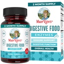 MaryRuth Organics Digestive Enzymes | 최대 2 개월 공급 | Vegan Digestive Health Aid and Gut Health Enzyme Complex | 이상 12 효소 | 비타민 B6 & B12