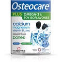 Vitabiotics Osteocare Plus 2-in-1 Formula - 비타민 D3, 마그네슘, 아연 및 오메가 3가있는 칼슘 800mg | 남성과 여성을위한 뼈 건강 및 면역 멀티 비타민 보충 - 90 정제