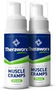 근육 Cramps 거품 빠른 행동 근육 Spasm, 마그네슘 황산염을 가진 다리 Soreness - 7.1 oz - 2 조사를 위한 Theraworx 기복