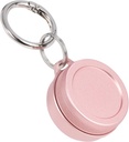 매일 금속 나르는 케이스 - 휴대용 Keychain 알약 홀더, 귀 플러그 동전을 위한 방수 작은 여행 알약 콘테이너, 반복과 호환이 되는, Eargasm & Vibes, 소형 지갑 알약 상자 (분홍색)
