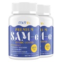 1200 MG SAM e는 뇌, 계류, 합동 및 간결, 높은 흡수 SAM-e (S-Adenosyl-L-Methionine)를 위한 보충 CoQ10, 5-HTP, Enteric는 120의 정제, Vegan를 입혔습니다