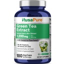 NusaPure 녹차 20:1 추출물, 24000mg, 180 Vegan 캡슐, 50% EGCG, 98% 폴리페놀, 80% Catechins와 동등한 1200 mg