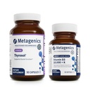 Metagenics 번들 - Thyrosol & D3 10,000 + K - 갑상선 건강을 위한 Thyrosol의 90 조사 - 면역 지원, 뼈 건강 & 심장 건강을 위한 D3 10,000 + K의 60 Softgel