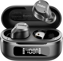 TOZO NC9 잡종 능동 소음 차단 무선 이어폰, 6 Mics ENC 명확한 외침, IPX8는, 귀 Bluetooth 5.3에서 방수 처리합니다 헤드폰 입체 음향 베이스 귀 Buds 59H APP를 통해 발광 다이오드 표시 32 EQs를 가진 가동