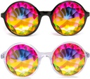 GloFX Kaleidoscope 안경 | 경량 크리스탈 EDM 페스티벌 회절 | 래브 2 팩