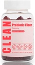 Clean Prebiotic Fiber Gummy, Clean Fiber Gummies, Prebiotic Fiber Gummy for Men, Prebiotic Fiber Supplement Organic for Digestive Gut 건강, 60 Gummies (1pc)