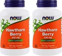 NOW 식품 호손 베리 540 mg, 100 Veg 캡슐 (팩 2)