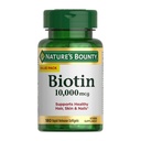 자연의 Bounty Biotin 머리 피부와 네일 비타민, 지원 건강한 머리, 피부 및 못, 10,000 mcg, 급속한 방출 Softgels, 180 Ct