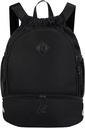 Drawstring 배낭 체육관 배낭 남성 여성 문자열 스포츠 가방 젖은 포켓 Cinch 수영 비치 가방, 블랙 (특허 출원)