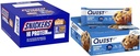 SNICKERS Hi Protein Peanut Caramel Bar 24.12oz Box 12 Count & Quest Blueberry Muffin Protein Bar 12 카운트