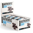 Authentic Bar Cookie Crumble Protein Bar - 맛있는 식사 교체 에너지 바 / 15g Whey Protein Isolate, 순수한 꿀, 건강한 지방 땅콩 버터 재단의 천연 설탕 - 12 팩