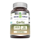 놀라운 수식 마늘 보충 | 50 Mg 농축 (100:1) | 5000 Mg 동등 | 120 Softgels | Non-GMO | 글루텐 프리 | 미국