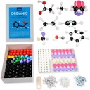 유기 화학 모델 키트 (307 PCS) – 육군 화학 물질 분자 모델 교사 학생 및 젊은 사람들 학 화학 교육, Atoms, Bond, Electron Orbital (Colorful)와 팩