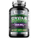 Iron Labs 영양: 사이클 지원 플러스 NAC (N-Acetyl-L-Cysteine) - Kidney와 Liver 지원 보충교재 - 남자를 위한 주기 지원 보충교재에 - N Acetyl L Cysteine와 우유 이틀 (120의 캡슐)