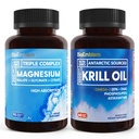 BioEmblem Triple Magnesium Complex와 Antarctic Krill Oil은 수면과 뇌 건강, 심장 및 관절 건강, 심장 혈관 건강을 촉진하고 Relaxation을 지원합니다.