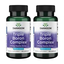 Swanson Triple Boron Complex - Natural Bone Health & Joint Support - 시료, Aspartate & Glycinate - (250 캡슐) 2 팩을 특징으로하는 광물 보충
