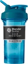 BlenderBottle Shaker Bottle Pro 시리즈 단백질 쉐이크 및 사전 운동, 24Ounce, 오션 블루 완벽