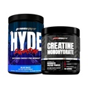 PROSUPPS Hyde 서명은 에너지 전 운동, 파란 Razz - 60의 서빙 및 Creatine 300 뭉치 강화했습니다
