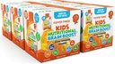 아이 뇌 보충교재 스무디, Omega 3 액체 아이들 DHA 물고기 기름, 건강 아이 초점 및 주의, 감정적인 지원, 20의 주머니, 팩 6를 위한 덮개 3개의 보충교재