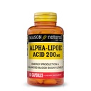 SON NATURAL 알파 Lipoic 산 200 mg의 지원 에너지 생산, 규정식 보충교재, 60의 캡슐