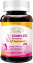 여성을위한 Lovita B Complex 보충 - 철, 비타민 C, 크랜베리, 소나무 껍질, 녹차, 30 채식 정제와 높은 Potency Timed 릴리스