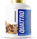 Magnum Nutraceuticals Quattro Whey Protein Powder, Peanut Butter Cup 4lb - 근육 성장 및 회복을위한 프리미엄 단백질 Isolate 혼합