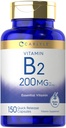 Carlyle Vitamin B-2 | 리보플라빈 | 200mg | 150 Count | 채식, 비 GMO & 글루텐 프리 에센셜 보충