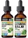 BIO KRAUTER Goldenseal Tincture 2 Fl. Oz. & 레몬 Balm Tincture 2 Fl. Oz.