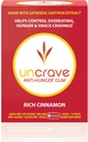 UNCRAVE Gum - 100 % 순수 소프론 추출물과 주입 - 제어 크레이빙 - Mood 개선 - Vision Health - Rich Cinnamon (14 조각)