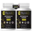 칼륨 Iodide 정제 130 mg – Thyroid & Respiratory Support – YODO Naciente KI 알약 | 빠른 용해 긴급 이오딘 보충교재 | Non-GMO | 글루텐 프리 | 300 정제 | 미국에서 제작 | 2 팩