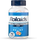 Rolaids 매우 힘 Antacid Chewable 정제, 분류된 과일, 72-Count