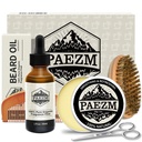 남자를 위한 5개 조각 Beard Grooming 장비, 모든 자연적인 Beard 기름을 포함하여, 곰이 있는 Balm 달콤한 오렌지 냄새, Comb, 가위, 저장 부대, Beard 배려는 그를 위한 크리스마스 생일 아버지의 날 선물을 놓습니다