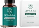 Qualia Life Sciences 번들 Qualia Mitochondria + & Qualia Senolytic, 노후화 보조 식품 최적화 셀 수리 및 회춘