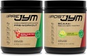 JYM 전 운동, 포스트 운동 및 BCAA 근육 건물은 전 JYM 분말, 포스트 JYM 활동적인 모체, 각 30의 서빙을 가진 번들을 보충합니다