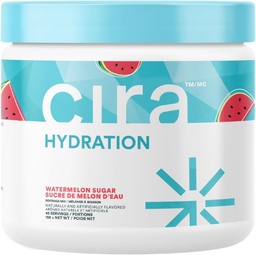 Cira Hydration Powder (45 서빙) - 탈수 구호 및 회복을위한 Himalayan 소금과 Electrolyte 음료 혼합 - 수박 설탕