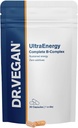 DR.VEGAN UltraEnergy | 고 강도 B 비타민 복합 단지, 30 Vegan-Friendly 캡슐 | 비타민 B12 (100ug), 콜린 (50mg), 바이오틴 (50ug) 및 Folate (200ug) | 1일