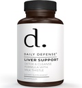 Liver Cleanse 및 Detox & Repair Formula - Liver Support Supplement with Artichoke Extract for Liver Health - Dandelion 잎 추출물이있는 우유 이틀 간 해독 - 60 캡슐